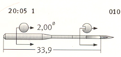 AGUJA MAQUINA   INDUSTRIAL SCHMETZ