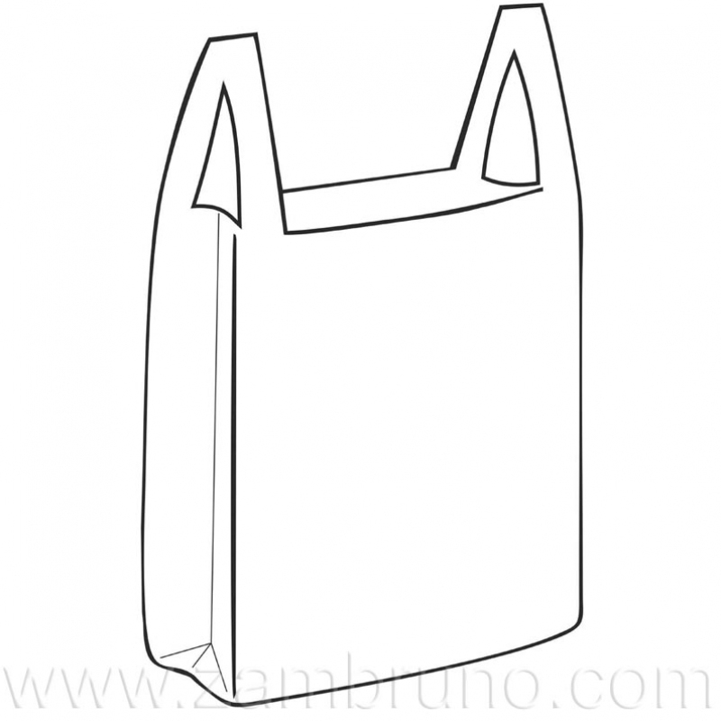 BOLSA PLASTICO CAMISETA 50X60CM.