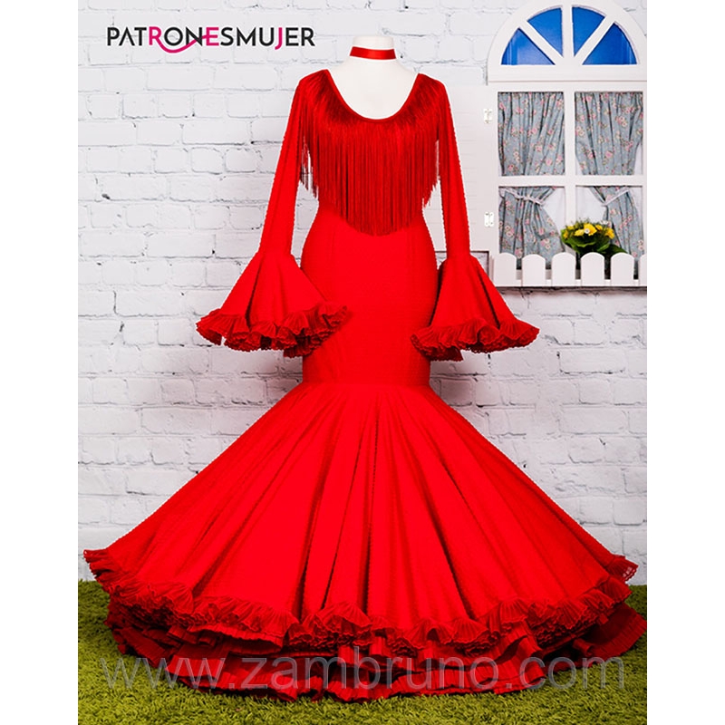 PATRON VESTIDO   FLAMENCA