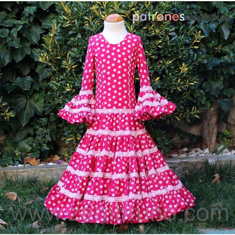 PATRON VESTIDO   FLAMENCA