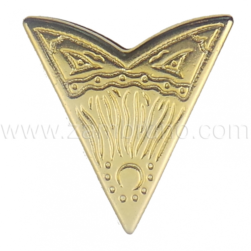 PUNTERA METAL CUELLO ORO