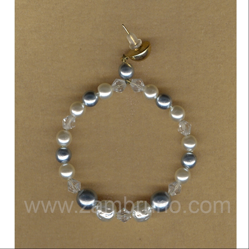 PENDIENTE PERLA TORNILLO P-3315     1x3PA