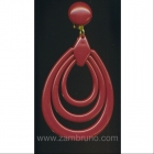 PENDIENTE CRIO.  FLAMENCA 5945 COLOR