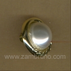 PENDIENTE PERLA CLIP 11918 ORO