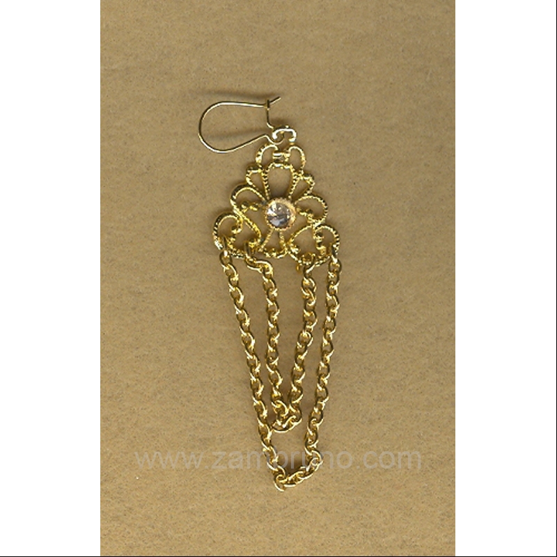 PENDIENTE HIPPY 6684 ORO