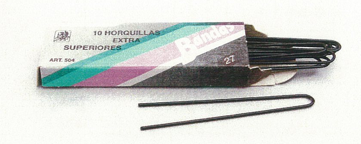 HORQUIL.2BAND.504    NEGRO  1x25x10ud.CJ